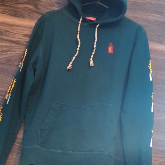 ICECREAM Billionaire Boys Club Teal Rocket Pullover Hoodie Y2K Streetwear - Picture 9 of 12